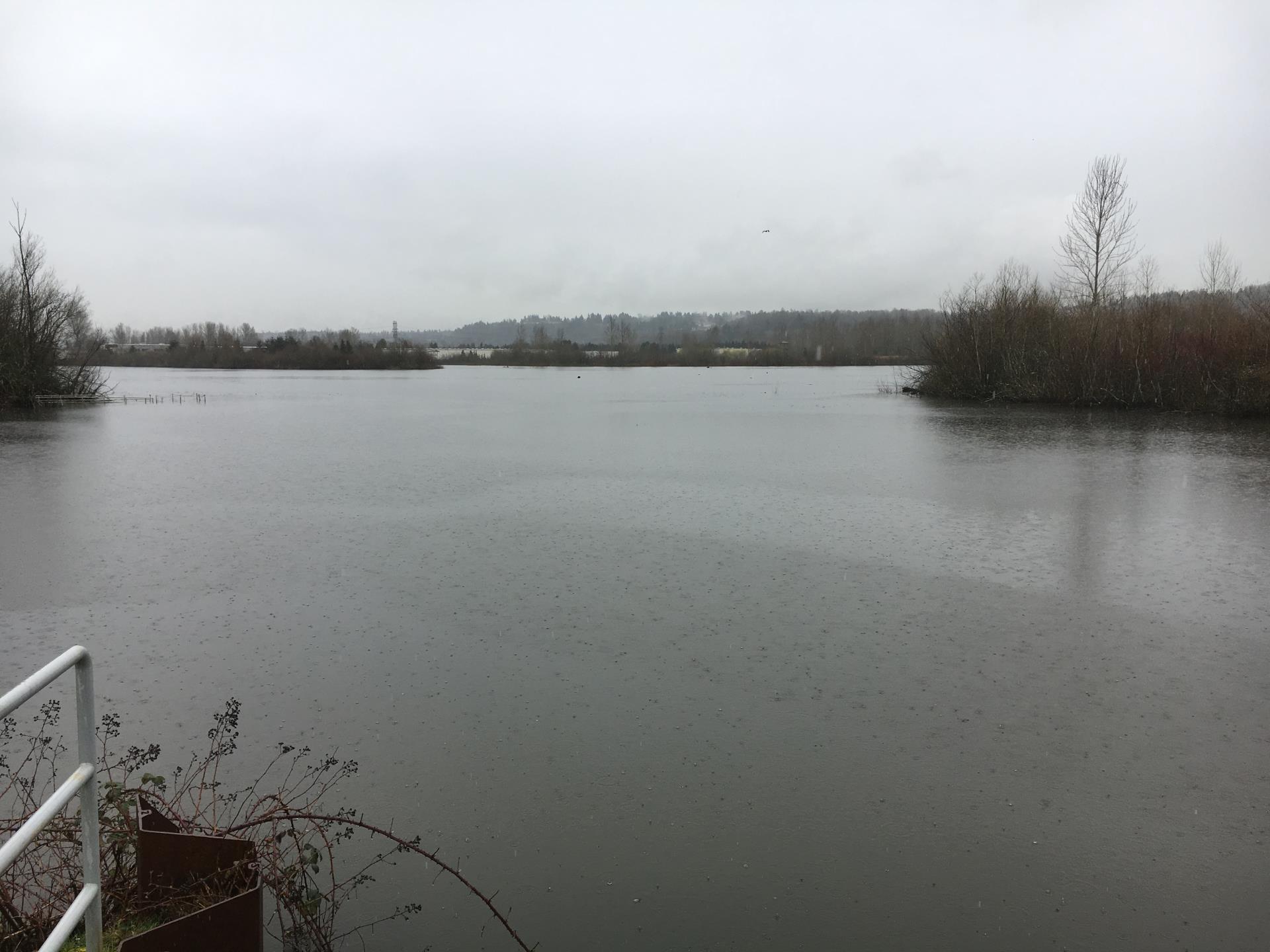 Green River Natural Resources Area during high water event on March 25, 2017