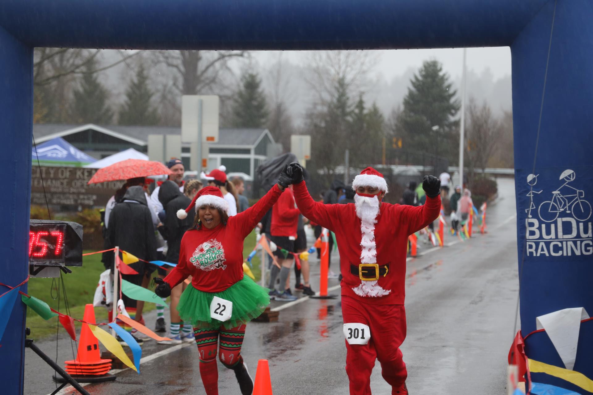 Christmas Rush Finish Line