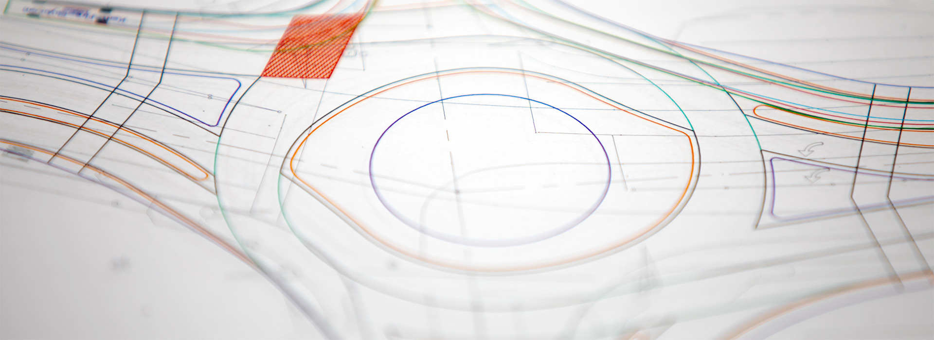 A blueprint of the new 4th and willis roundabout.