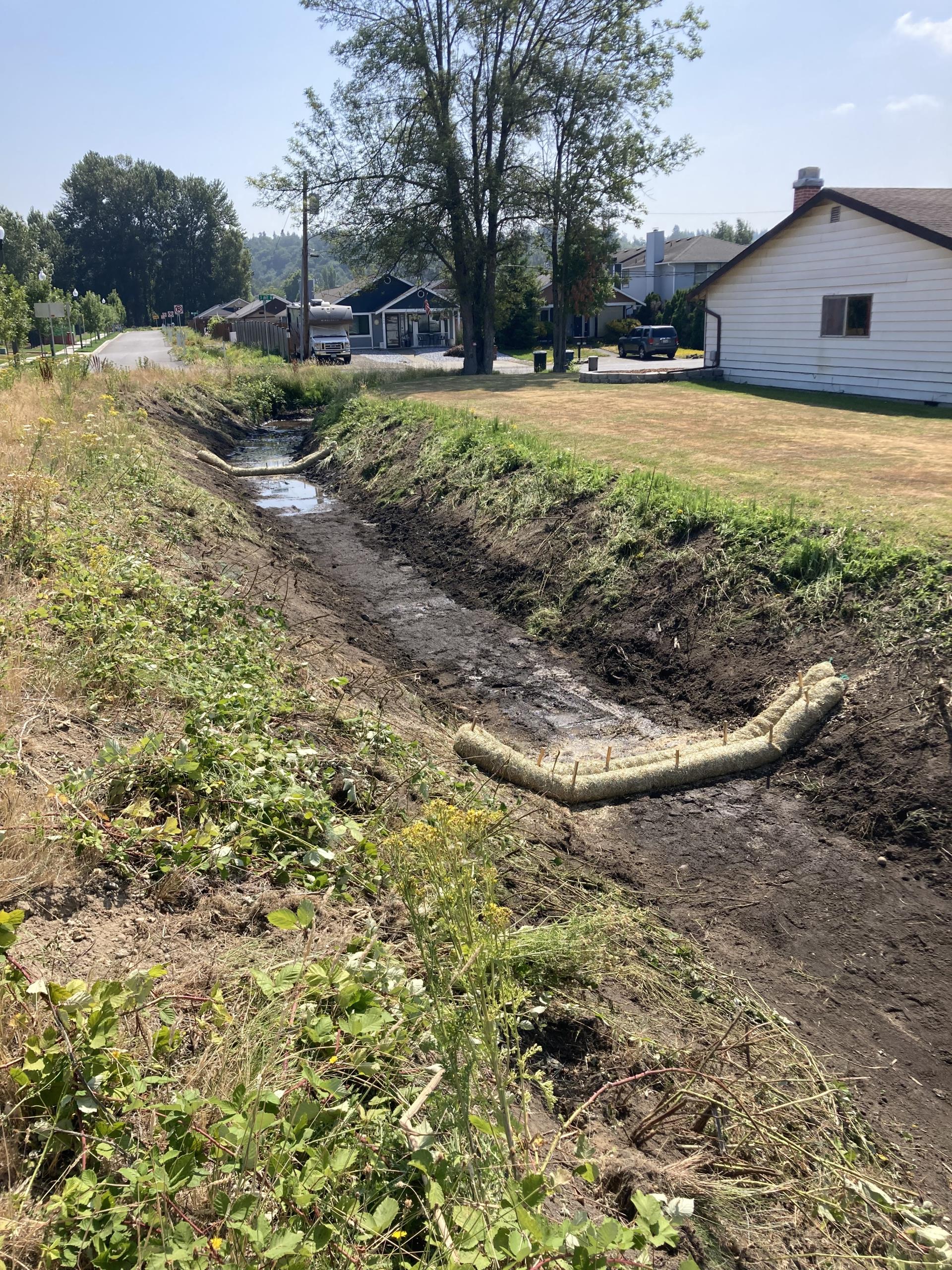 Finished ditch work