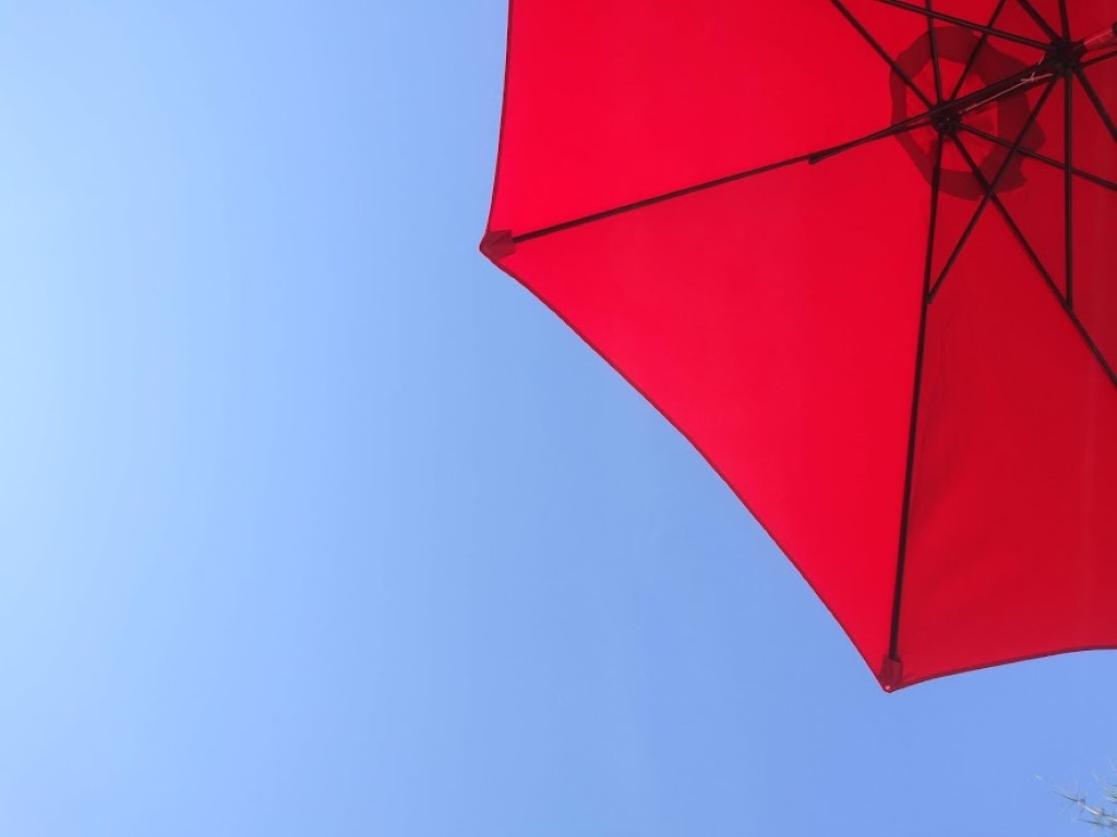 Olivia Larimer - Red Umbrella (Medium)