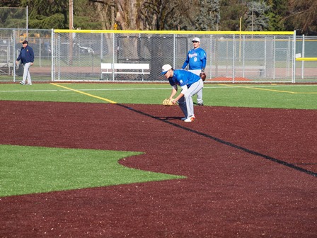 Hogan Park baseball players